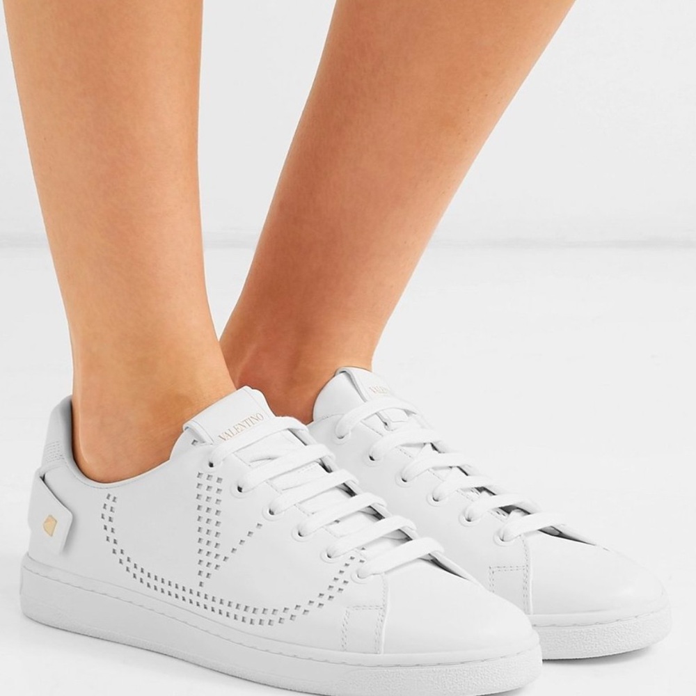 NWT/NIB Valentino Garavani Women's Backnet Sneaker, Size 37.5